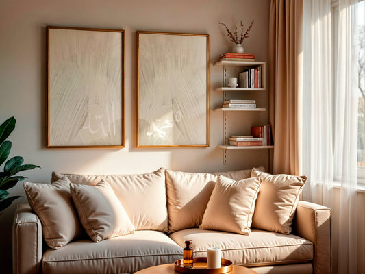 Allah & Mohammed - Poster Set Weiß