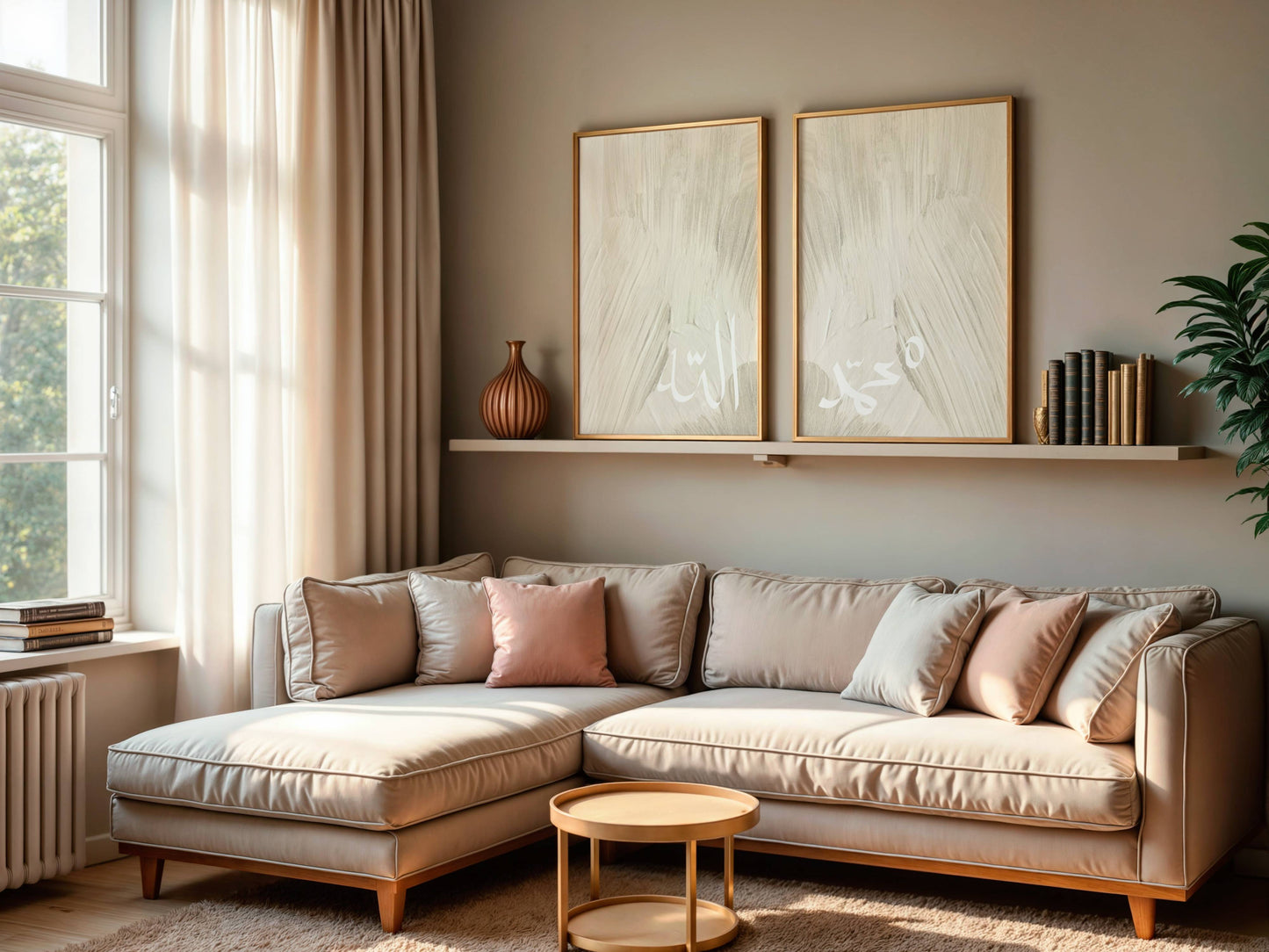 Allah & Mohammed - Poster Set Weiß