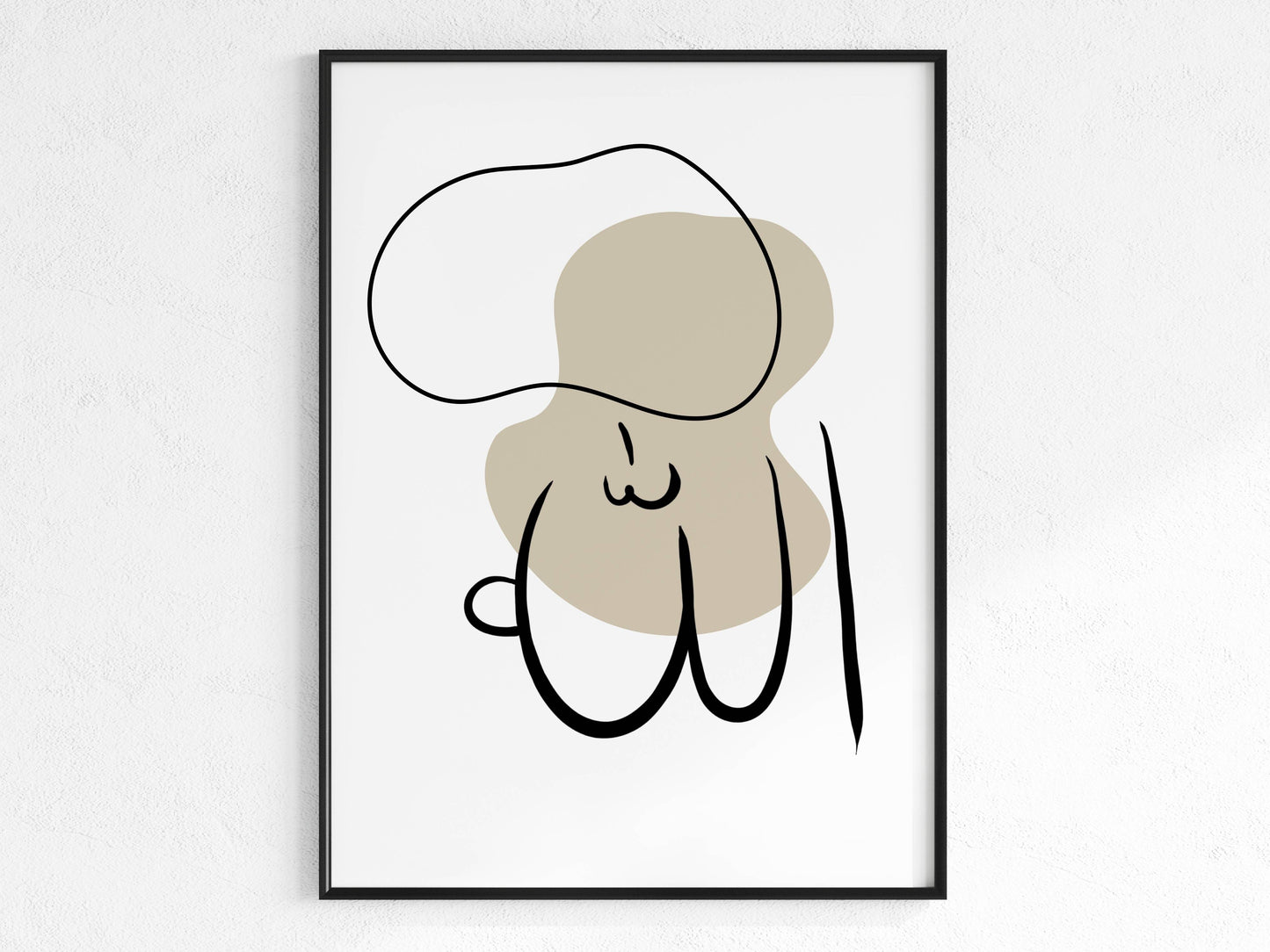 Allah - Poster in Abstract Beige