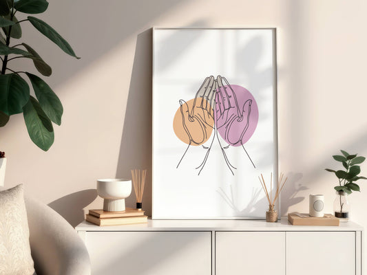 Dua - Lineart Wandposter