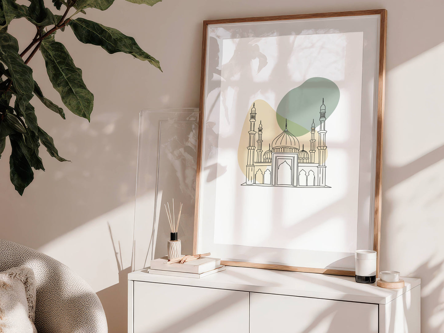 Moschee - Lineart Poster
