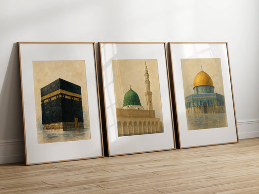 Kaaba, Mescid-i Nebevî, Felsendom