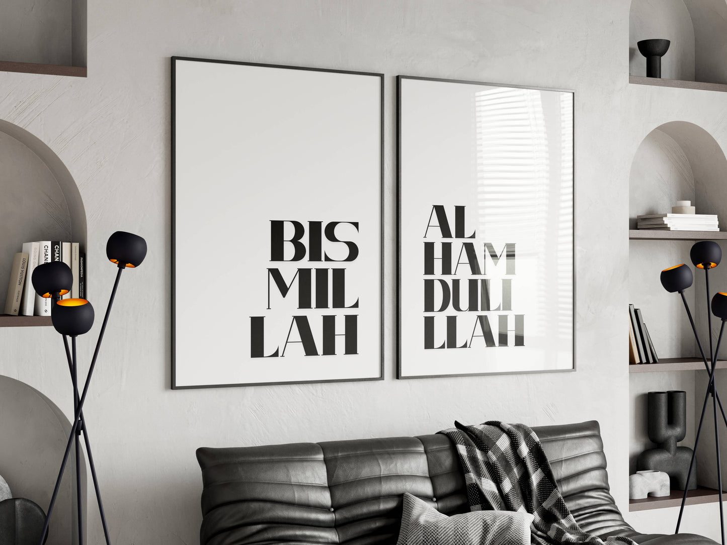 Bismillah Poster - Weiß