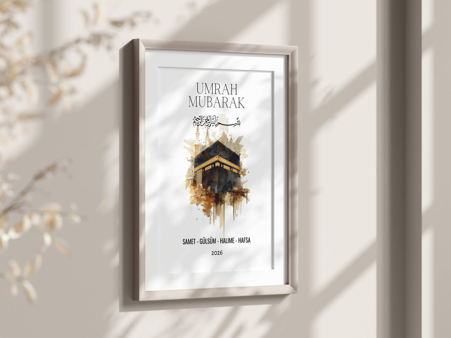 Umrah Mubarak - Personlisierbar